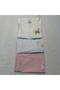 Girl's Underwear Set - 3-Piece Set - Pink, Ecru, White - 6