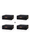 4 Pieces of Large Size Black Jute Fabric Underbed Cushion Quilt Storage Bag 62X46X22 - 6
