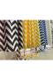 Zigzag Balcony Curtain Sunshade Waterproof Tarpaulin Background Coffee White - 5