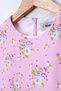 Pink Floral Watermelon Sleeves Girls' Dress - 3