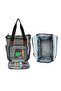 Gray Multi-Compartment Square Knitting and Sewing Organizer Bag – Bag Only - Handcrafted Organizer Bag – Stone - 4