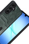 Ilkeshop New Galaxy A17 5g Sara Leather Case with Business Card Holder (140843) - Green - 2