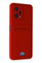 Ilkeshop New Poco X5 5g Case Kelvin Silicone with Business Card Holder (200439) - Red - 2