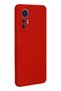 Ilkeshop New Mi 12 Lite Case Nano Inside Velvet Silicone (230334) - Red - 2