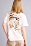 100% Cotton Oversized Crew Neck Flocked Printed Short Sleeve T-Shirt H6966Ax26Sm