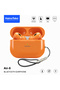 Air 5 Wireless Bluetooth Earbuds with Touch Sensor Built-in Speaker Multi-Functioanal Touch Control and Microphone Compatible With iPhones and iPads Orange