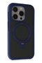 Ilkeshop iPhone 15 Pro Max Zorda Airbag Magsafe Stand Cover (131837) - Navy Blue