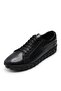 45 46 47 Size Men's Summer Shoes Black Leather Wide Fit Summer Use