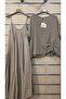 Cotton Italian Dress with Net Straps Inside the Blouse - 4
