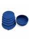 6-Piece Supla American Service and Multi-Purpose Basket Navy Blue Set 100% Natural Tres Rope Rope-Bohemian Tableware - 8
