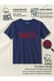 In Case of Emergency Please Call 9 Wine Wine Written Printed Navy Blue Unisex 100% Cotton T-Shirt - 5