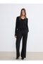 Texx Store Quality Lcw Everyday Black V-Neck Women's Knitwear Sweater - 2