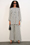 Women's Polka-Dot Tunic and Pants Set 6663 - Off-White - 3