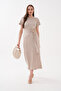 Yandan Buckle Crystal Dress