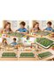 Wooden Pegged Football Game Strategy and Intelligence Game 44*34 cm - 4
