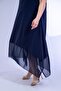 Women's Plus Size Skirt Hem Chiffon Dress - 5
