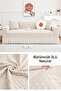 Bürümcük 3-Person Sofa Cover. Skirted Sofa Cover. Sofa Bed Cover. (1 Piece)