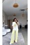 Yellow Scarf Detailed Modal Tracksuit Set
