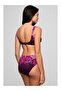 Shawl Patterned Gathering Bikini - 2