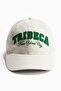 Embroidered-motif twill cap