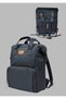Luxury Black Leather Detailed Domestic Production Mother Baby Care Backpack