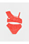 Nevavm One-Shoulder Ruffle Girls' Bikini with Difference - 2