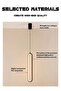 (إضاءة دافئة) ثريا سرير جانبية، مصباح غرفة نوم عصري وبسيط، تصميم خطوط طويلة بسيطة - 6