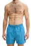 Men's Blue Medium Length Lace-Up Closed Waist Swim Shorts Lv00N61027