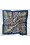 Velora Scarf Ethnic Navy Blue 90X90 - 5