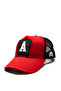 Letter Patch Detailed Mesh Cap |   Sports Hat Suitable for Daily Use