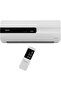 GWH28515 PTC Ceramic Wall Heater Auto Oscillating, Adjustable Thermostat 1000-2000W & Overheat Protection 8 Hours Timer Lightweight Heater with Cooling White