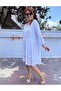 Lace Embroidered Italian Dress White