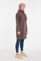 Women's Daily Oversize High-Necked Hijab Sweat Tunic - 4