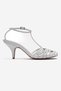 Ovier Women's Heeled Shoes with White Leather Accessories - 4