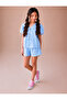 Girls' 100% Cotton Summer Two-Piece Set Shirt and Shorts - 2