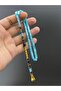 Wrist length cut opal simile rosary rhodium special tassel design special series - 2