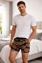 Men's Tiger Patterned Cotton Elastane Boxer – Flexible Comfortable Premium Underwear - 2