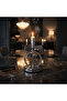 Modern Silver Metal & Plastic Luxury Candle Holder for Contemporary Interiors – 20 cm - 2