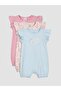 Baby Girl Ruffled 3-Piece Jumpsuit (S6)