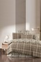 Sapphire Beige Ranforce Light King Size Duvet Cover Set (220X240 cm)
