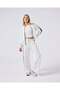6Sf1001-Of Women's Zippered Sweatshirt - Off-White - 3