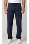 Men's Navy Blue Parachute Oversize Trousers, Wide Legs, Comfortable Fit, Casual Sports - 8