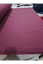 Fabric Crepe Burgundy Shirt Pants Tunic Evening Dress - 4