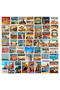 50pcs 50Pcs Vintage European City Travel Stickers Landmark Buildings Poster Decals DIY Stationery Su