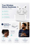 Wireless Bluetooth 5.4 Earbuds with Touch Control, Stereo Sound, IPX4 Waterproof, Dual Channel, Long Battery Life Wireless Earphones - 2