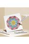 20x20cm 24pages SIMPLE MANDALA Coloring Book Simple Joys Stress Relief Drawing Book Perfect Gift for - 4