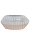 Cream Nordic Style Beige Color Bohemian Ceramic 23x11 cm Cube Vase Trend for Table Shelf Office Hotel Home Decor