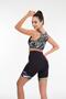 Women's Fitness, Sports Set with Shorts and Bustier - 2