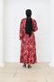 Seasonal Tunic Dress with Flower-Patterned Belt Detail - 6