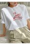 -Women's 100% Cotton Oversize T-Shirt Casual Comfortable Combination - 4